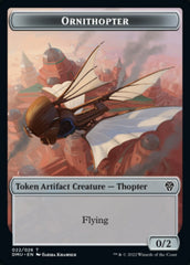 Bird (002) // Ornithopter Double-Sided Token [Dominaria United Tokens] MTG Single Magic: The Gathering | Red Claw Gaming