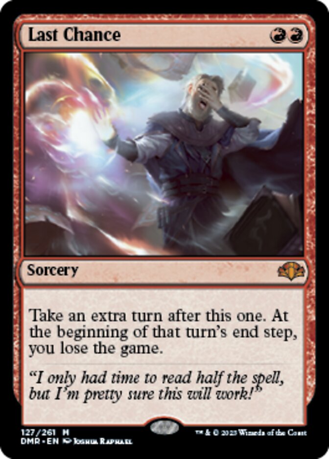 Last Chance [Dominaria Remastered] MTG Single Magic: The Gathering | Red Claw Gaming