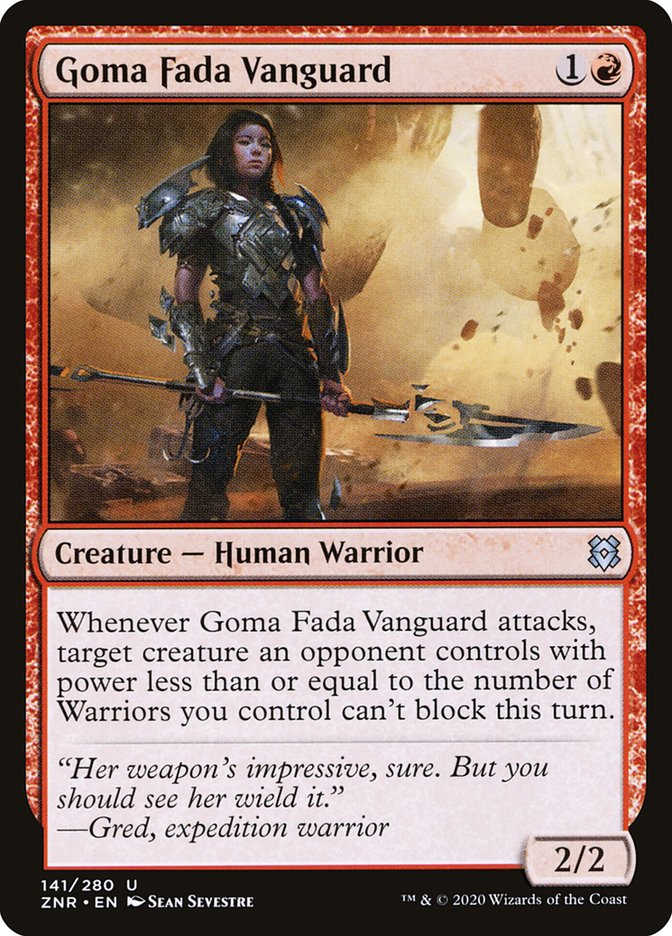 Goma Fada Vanguard [Zendikar Rising] MTG Single Magic: The Gathering | Red Claw Gaming