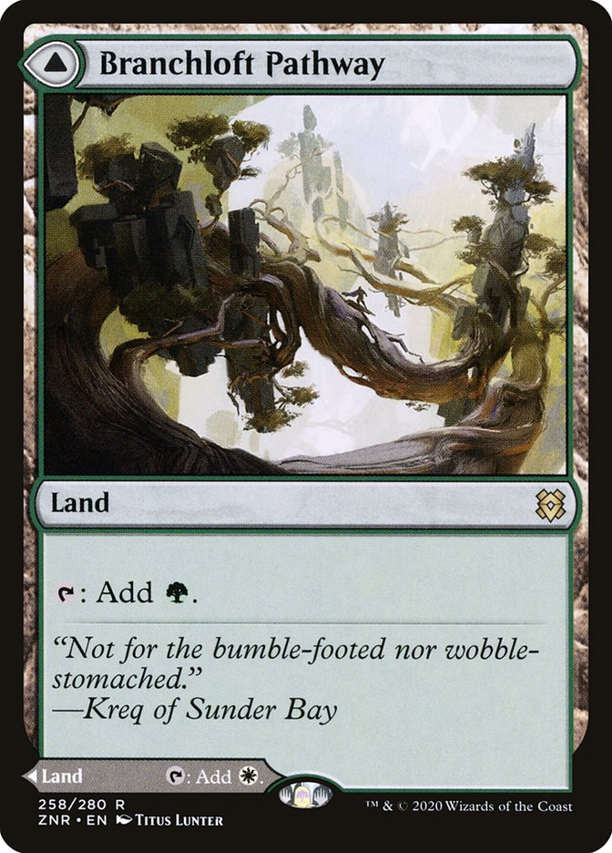 Branchloft Pathway // Boulderloft Pathway [Zendikar Rising] MTG Single Magic: The Gathering | Red Claw Gaming