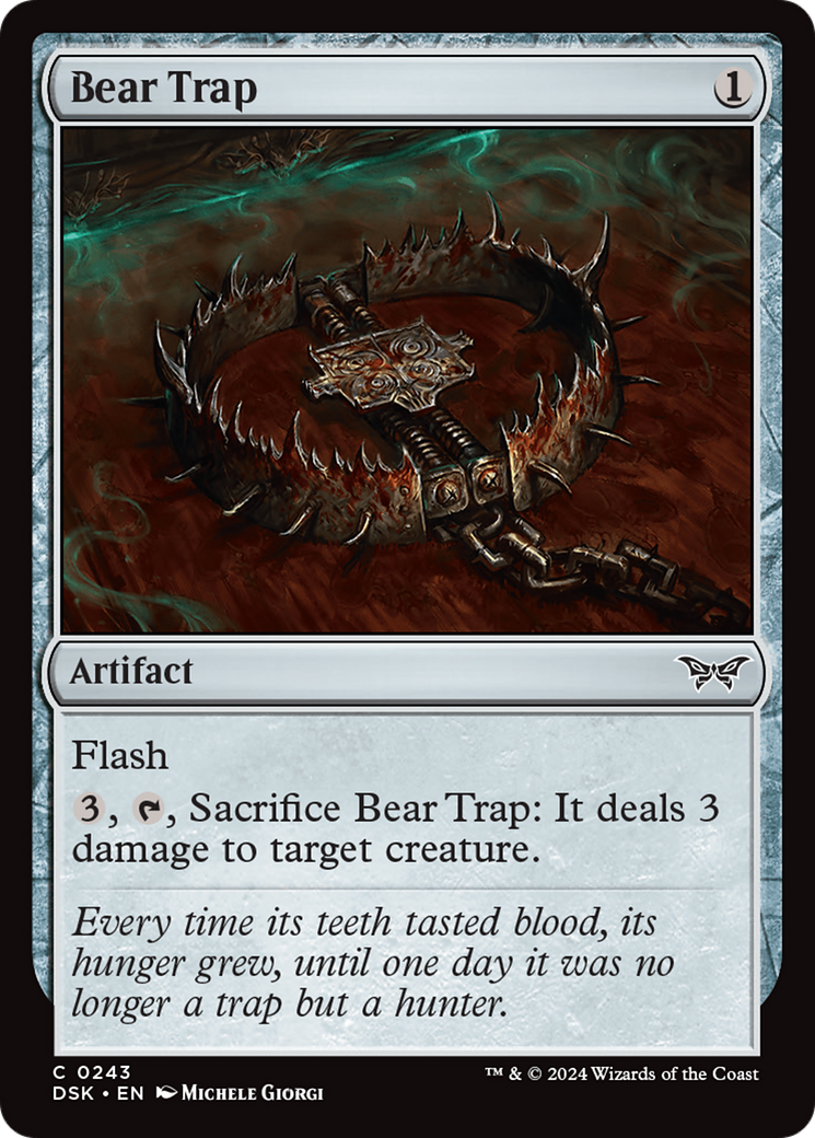 Bear Trap [Duskmourn: House of Horror] MTG Single Magic: The Gathering | Red Claw Gaming