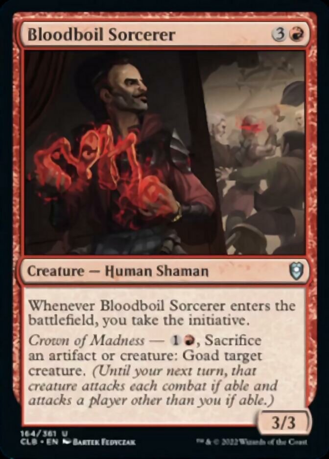 Bloodboil Sorcerer [Commander Legends: Battle for Baldur's Gate] MTG Single Magic: The Gathering | Red Claw Gaming