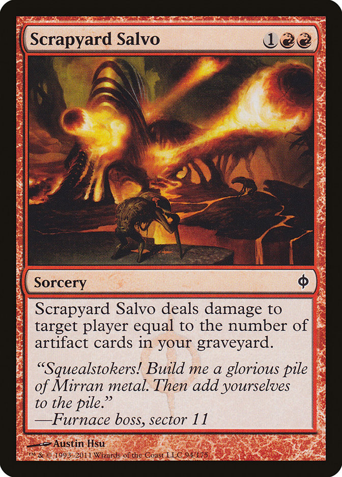 Scrapyard Salvo [New Phyrexia] MTG Single Magic: The Gathering | Red Claw Gaming