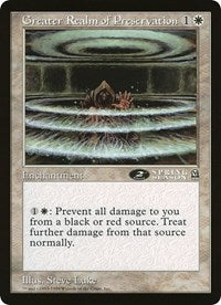 Greater Realm of Preservation (Oversized) [Oversize Cards] MTG Single Magic: The Gathering | Red Claw Gaming