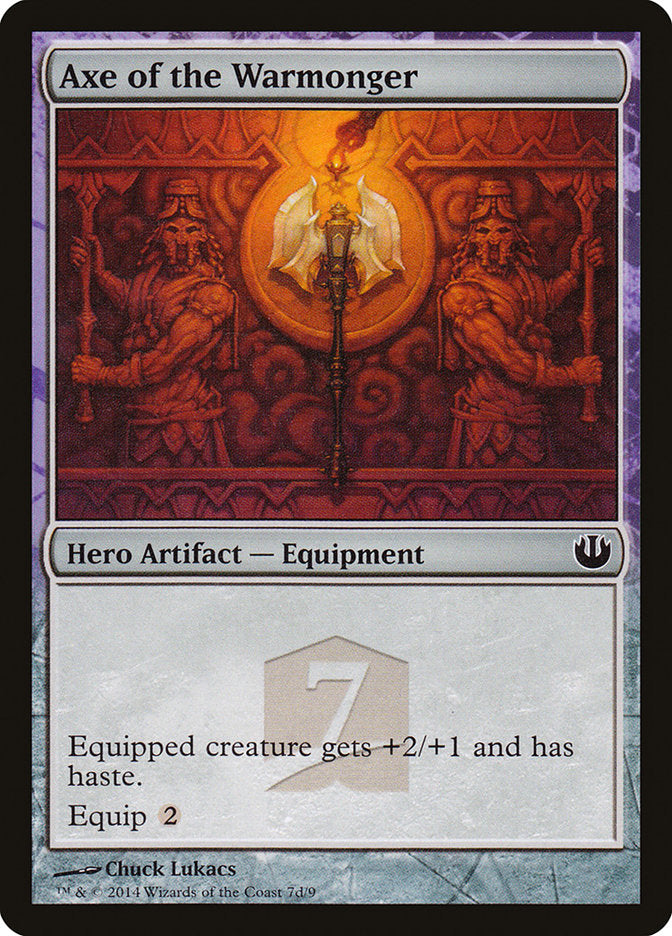Axe of the Warmonger [Journey into Nyx Hero's Path] MTG Single Magic: The Gathering | Red Claw Gaming