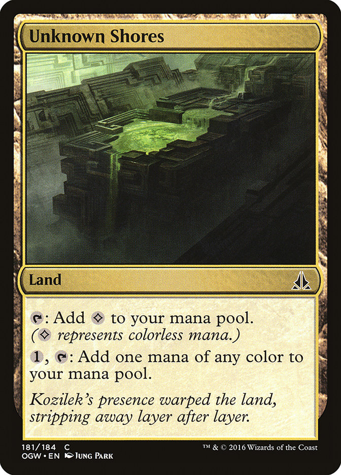 Unknown Shores [Oath of the Gatewatch] MTG Single Magic: The Gathering | Red Claw Gaming