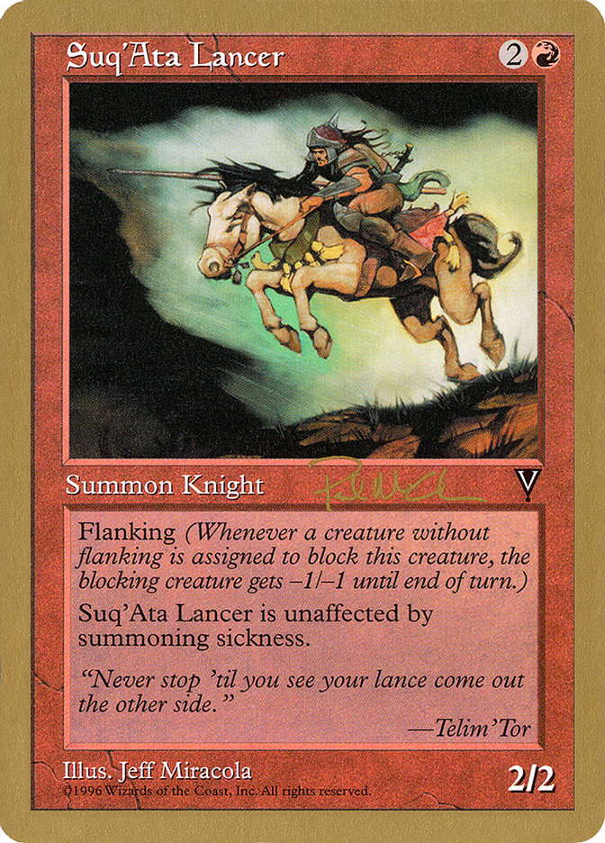 Suq'Ata Lancer (Paul McCabe) [World Championship Decks 1997] MTG Single Magic: The Gathering | Red Claw Gaming