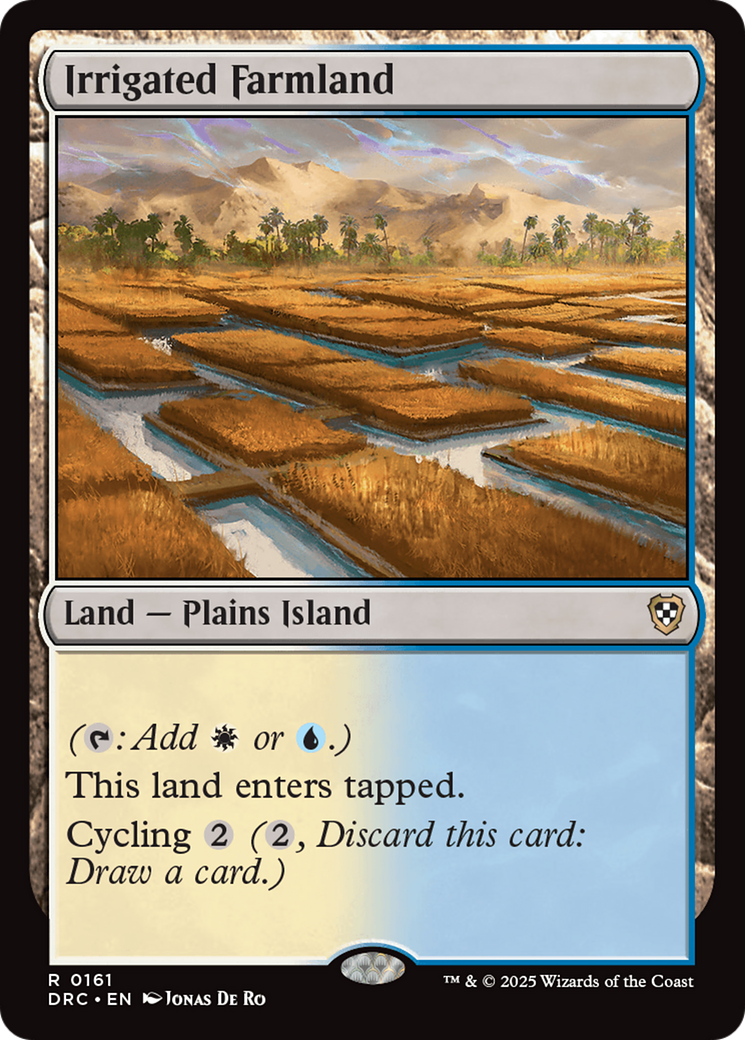 Irrigated Farmland [Aetherdrift Commander] MTG Single Magic: The Gathering | Red Claw Gaming