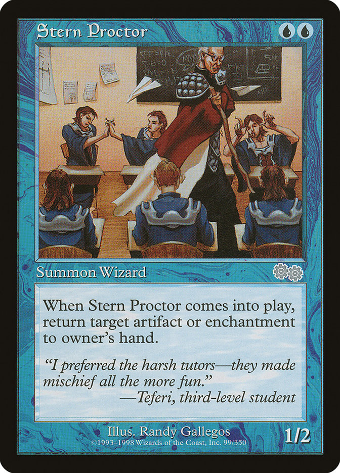 Stern Proctor [Urza's Saga] MTG Single Magic: The Gathering | Red Claw Gaming