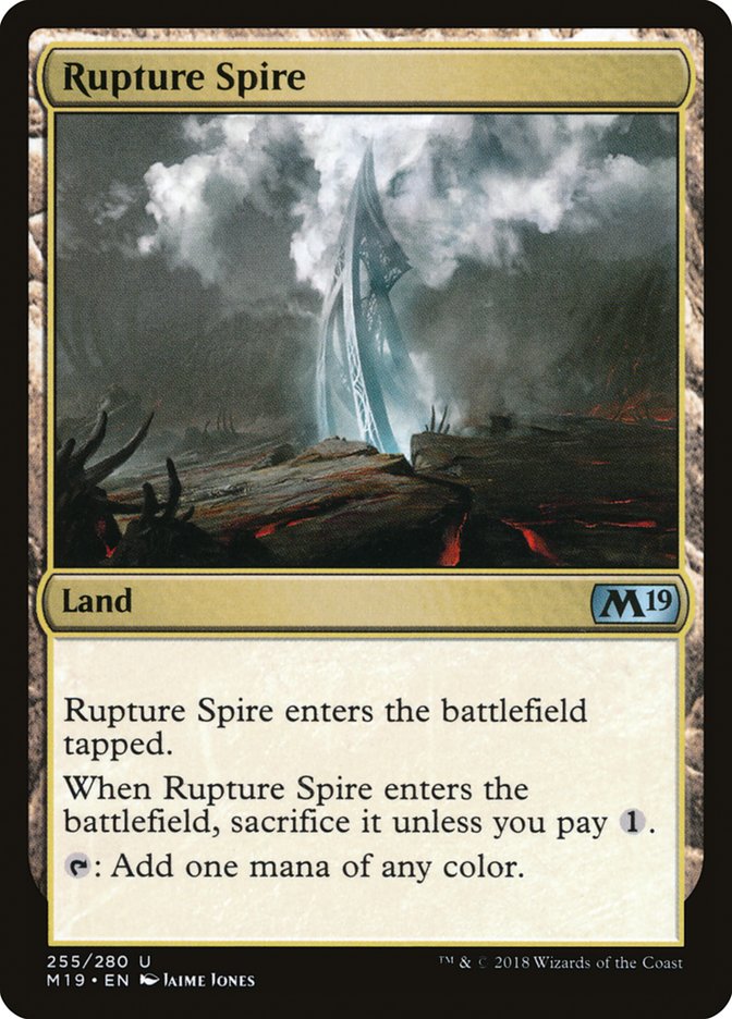 Rupture Spire [Core Set 2019] MTG Single Magic: The Gathering | Red Claw Gaming
