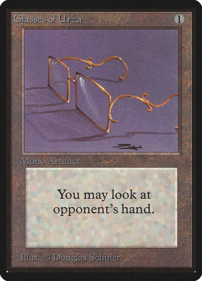 Glasses of Urza [Beta Edition] MTG Single Magic: The Gathering | Red Claw Gaming