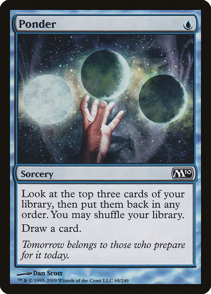 Ponder [Magic 2010] MTG Single Magic: The Gathering | Red Claw Gaming