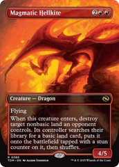Magmatic Hellkite (Borderless) [Tarkir: Dragonstorm] MTG Single Magic: The Gathering | Red Claw Gaming