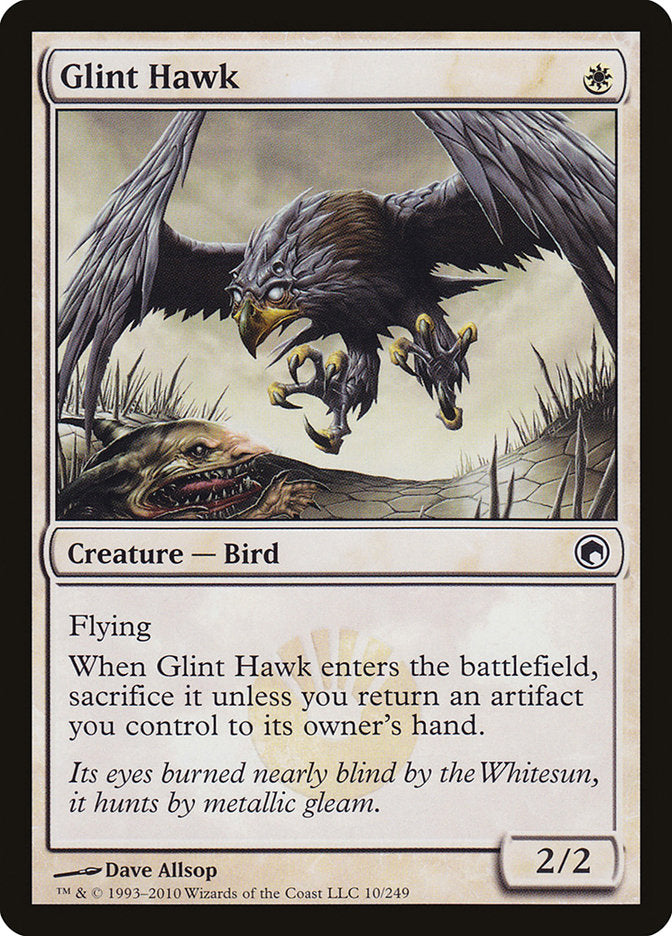 Glint Hawk [Scars of Mirrodin] MTG Single Magic: The Gathering | Red Claw Gaming