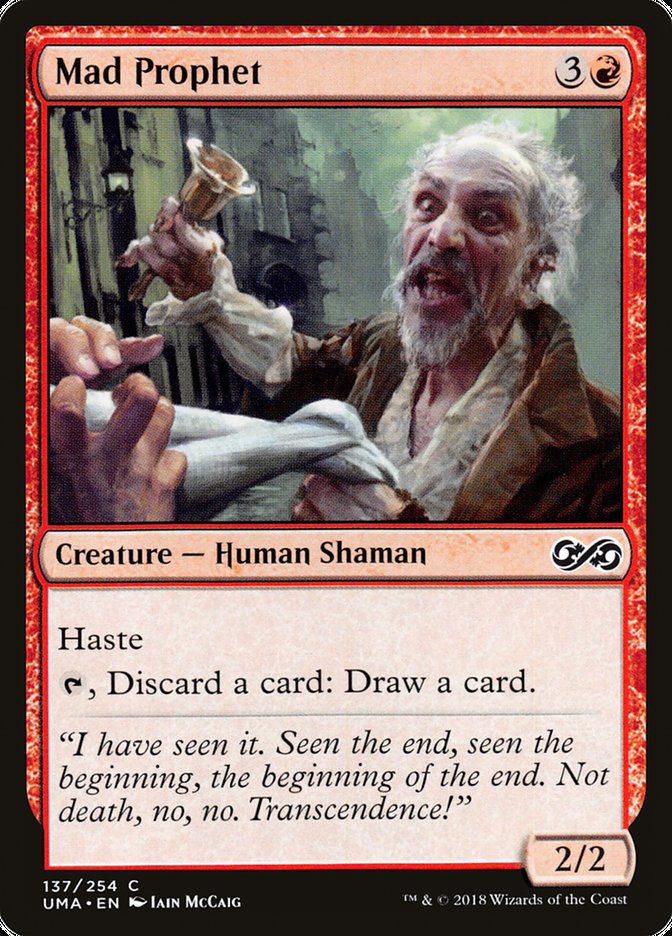 Mad Prophet [Ultimate Masters] MTG Single Magic: The Gathering | Red Claw Gaming