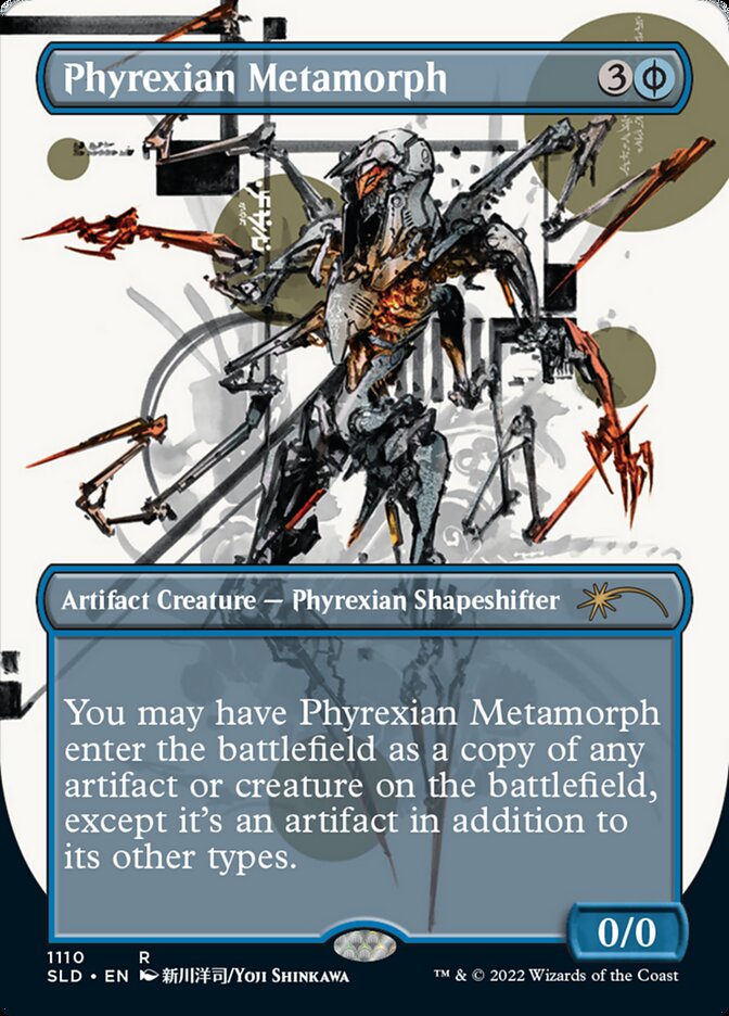 Phyrexian Metamorph (Borderless) [Secret Lair Drop Series] MTG Single Magic: The Gathering | Red Claw Gaming