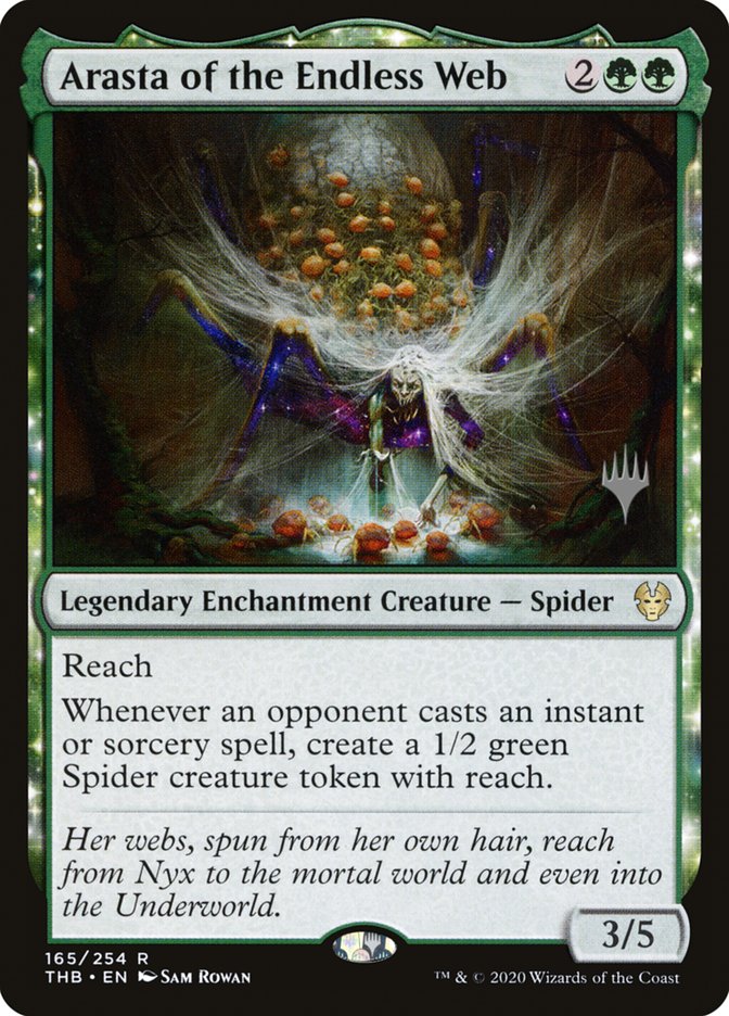 Arasta of the Endless Web (Promo Pack) [Theros Beyond Death Promos] MTG Single Magic: The Gathering | Red Claw Gaming