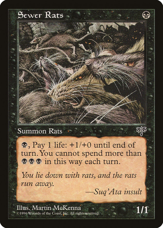 Sewer Rats [Mirage] MTG Single Magic: The Gathering | Red Claw Gaming