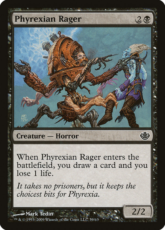 Phyrexian Rager [Duel Decks: Garruk vs. Liliana] MTG Single Magic: The Gathering | Red Claw Gaming