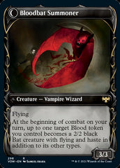 Voldaren Bloodcaster // Bloodbat Summoner (Showcase Fang Frame) [Innistrad: Crimson Vow] MTG Single Magic: The Gathering | Red Claw Gaming