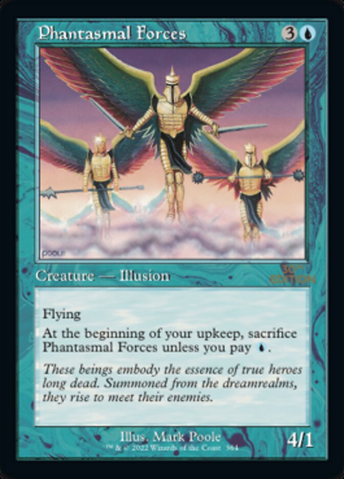 Phantasmal Forces (Retro) [30th Anniversary Edition] MTG Single Magic: The Gathering | Red Claw Gaming