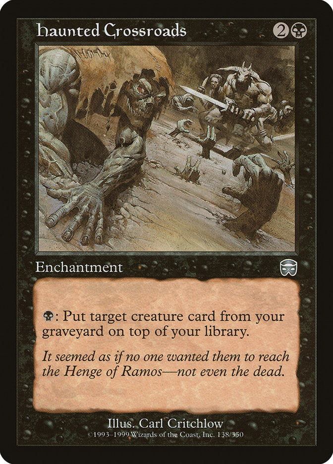 Haunted Crossroads [Mercadian Masques] MTG Single Magic: The Gathering | Red Claw Gaming