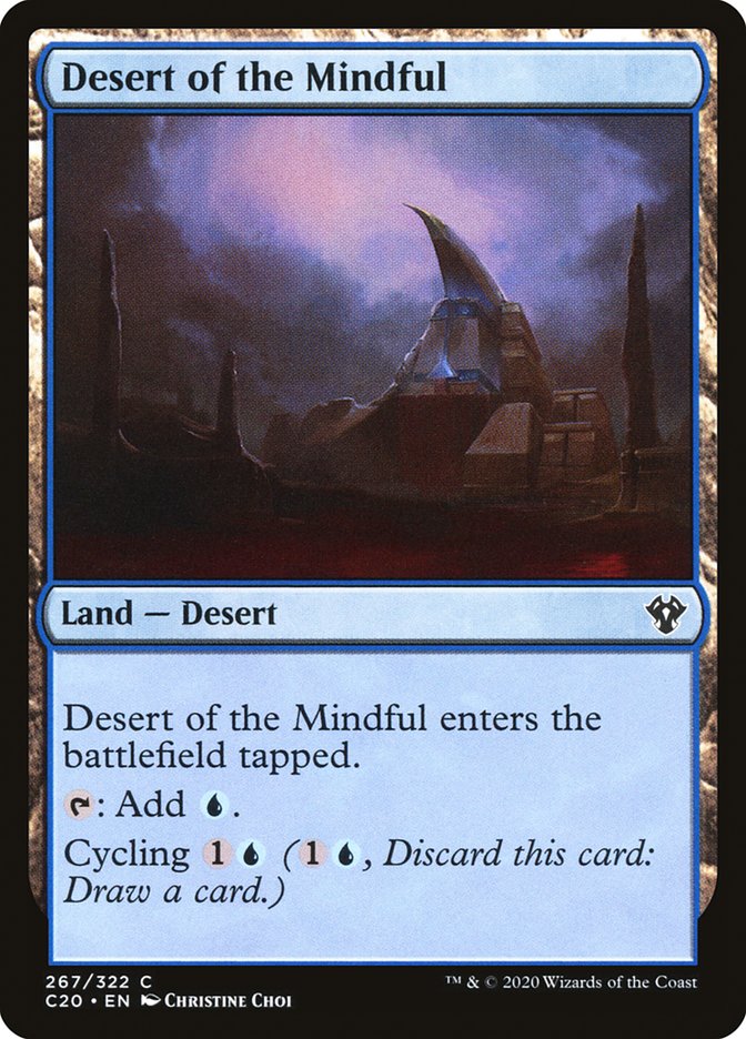 Desert of the Mindful [Commander 2020] MTG Single Magic: The Gathering | Red Claw Gaming