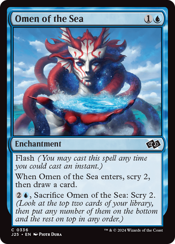 Omen of the Sea [Foundations Jumpstart] MTG Single Magic: The Gathering | Red Claw Gaming