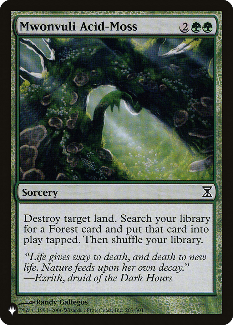 Mwonvuli Acid-Moss [The List] MTG Single Magic: The Gathering | Red Claw Gaming