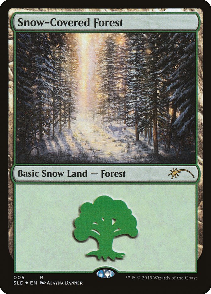 Snow-Covered Forest (005) [Secret Lair Drop Series] MTG Single Magic: The Gathering | Red Claw Gaming