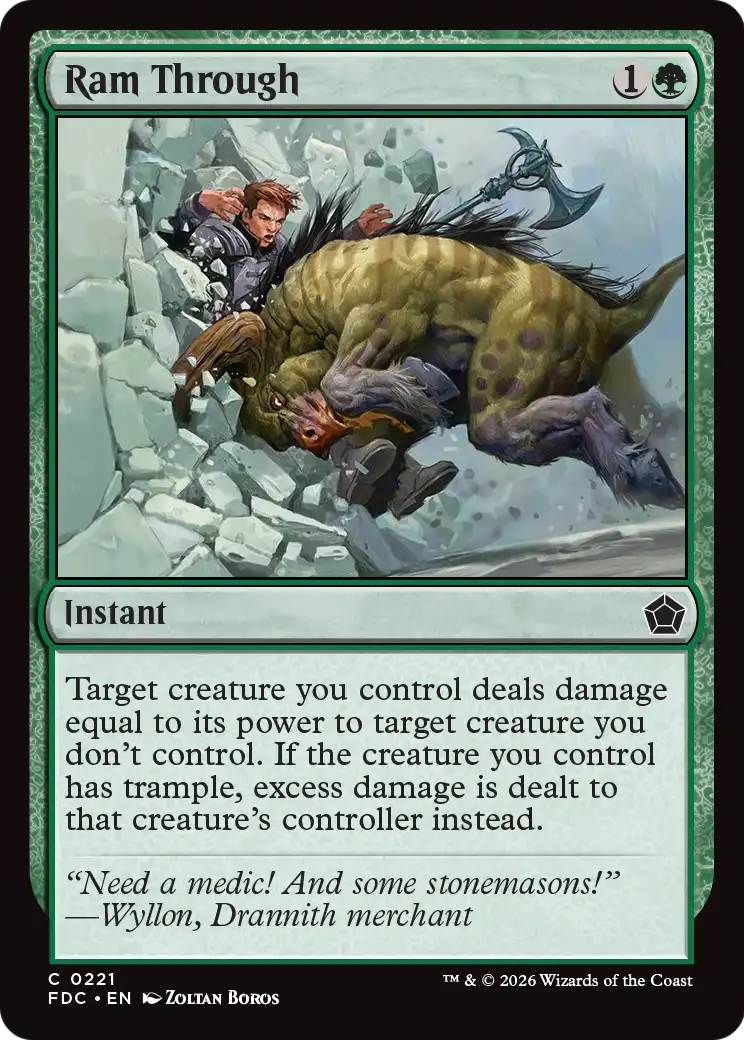 Ram Through [Foundations Commander] | Red Claw Gaming