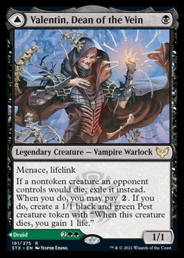 Valentin, Dean of the Vein // Lisette, Dean of the Root [Strixhaven: School of Mages] MTG Single Magic: The Gathering | Red Claw Gaming