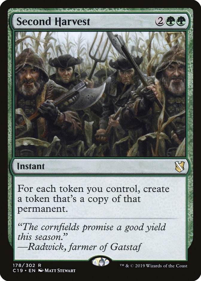 Second Harvest [Commander 2019] MTG Single Magic: The Gathering | Red Claw Gaming
