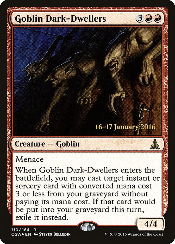 Goblin Dark-Dwellers [Oath of the Gatewatch Prerelease Promos] MTG Single Magic: The Gathering | Red Claw Gaming