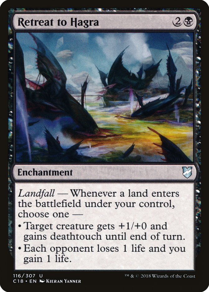 Retreat to Hagra [Commander 2018] MTG Single Magic: The Gathering | Red Claw Gaming