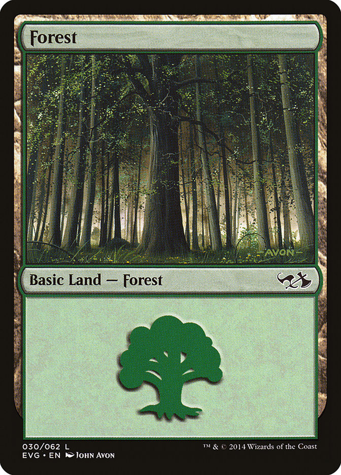 Forest (30) (Elves vs. Goblins) [Duel Decks Anthology] MTG Single Magic: The Gathering | Red Claw Gaming
