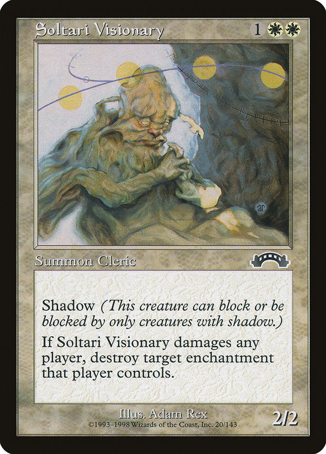 Soltari Visionary [Exodus] MTG Single Magic: The Gathering | Red Claw Gaming