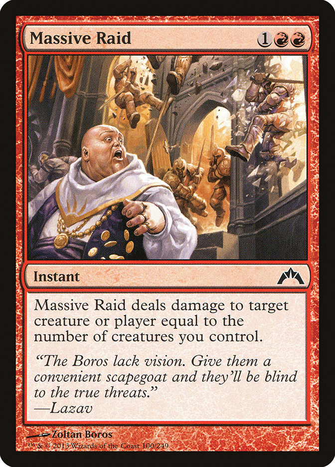 Massive Raid [Gatecrash] MTG Single Magic: The Gathering | Red Claw Gaming