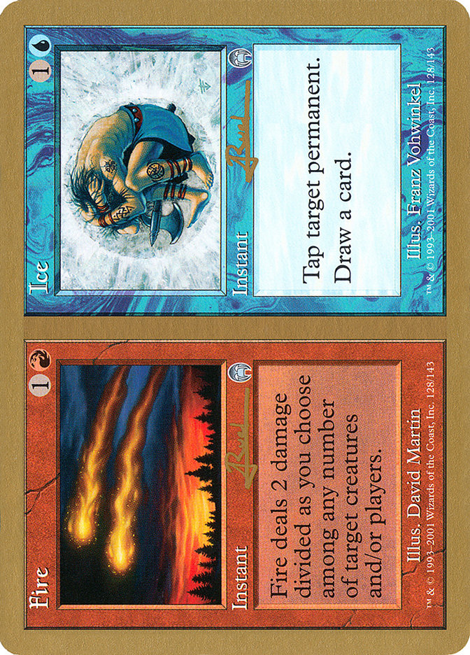 Fire // Ice (Antoine Ruel) [World Championship Decks 2001] MTG Single Magic: The Gathering | Red Claw Gaming