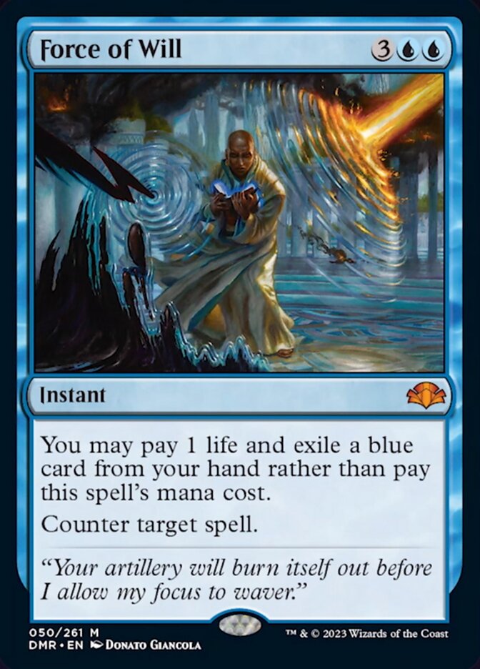 Force of Will [Dominaria Remastered] MTG Single Magic: The Gathering | Red Claw Gaming