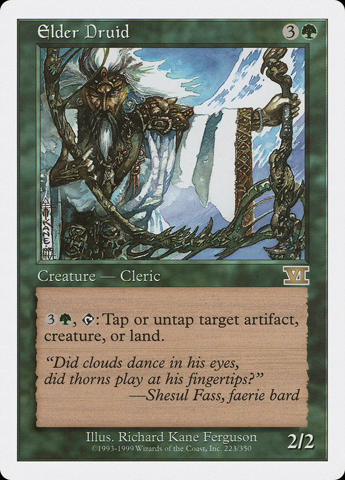 Elder Druid [Classic Sixth Edition] MTG Single Magic: The Gathering | Red Claw Gaming