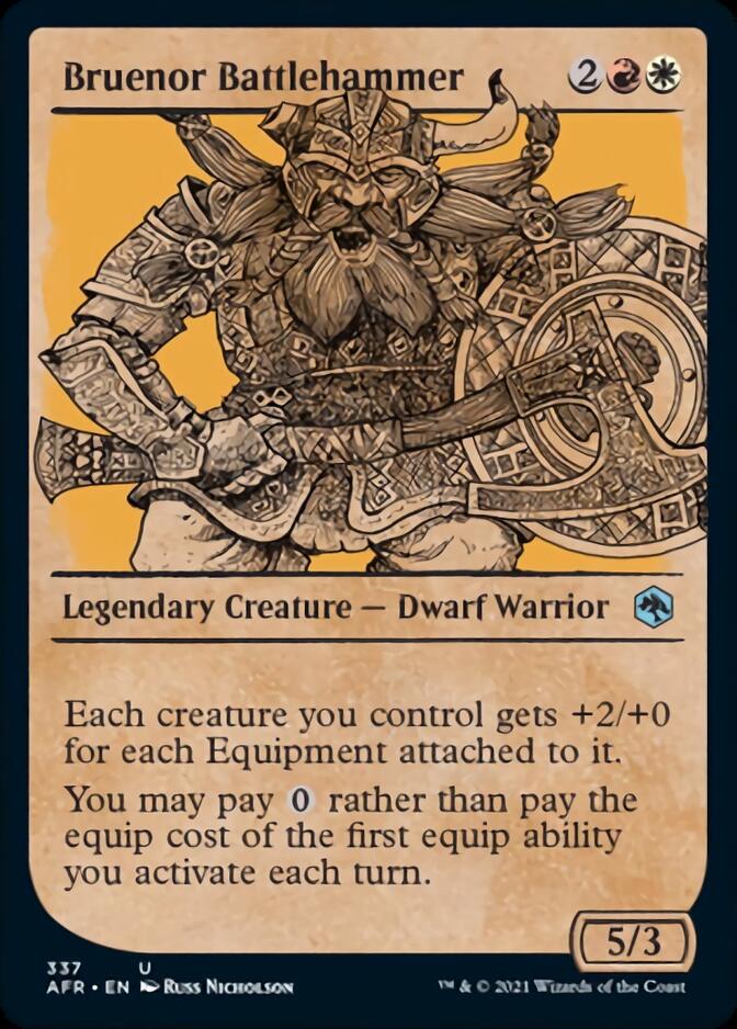 Bruenor Battlehammer (Showcase) [Dungeons & Dragons: Adventures in the Forgotten Realms] MTG Single Magic: The Gathering | Red Claw Gaming
