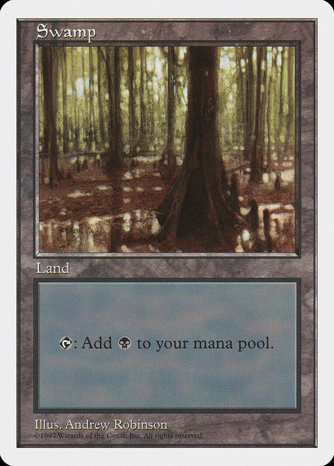 Swamp (439) [Fifth Edition] MTG Single Magic: The Gathering | Red Claw Gaming