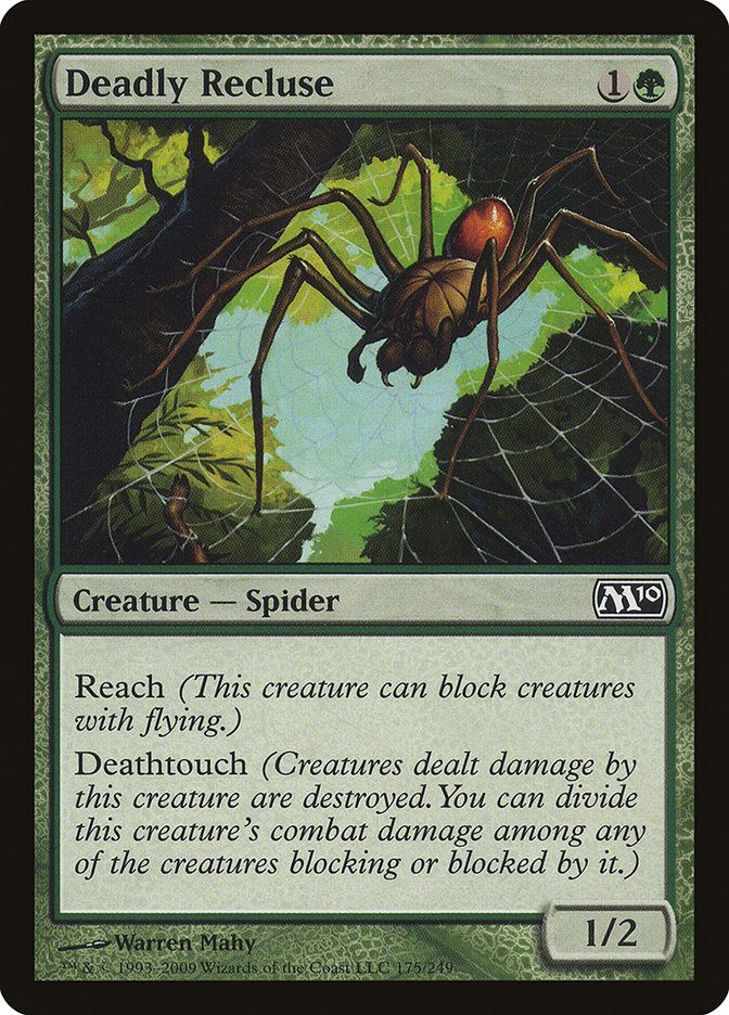 Deadly Recluse [Magic 2010] MTG Single Magic: The Gathering | Red Claw Gaming