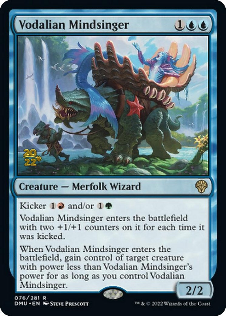 Vodalian Mindsinger [Dominaria United Prerelease Promos] MTG Single Magic: The Gathering | Red Claw Gaming