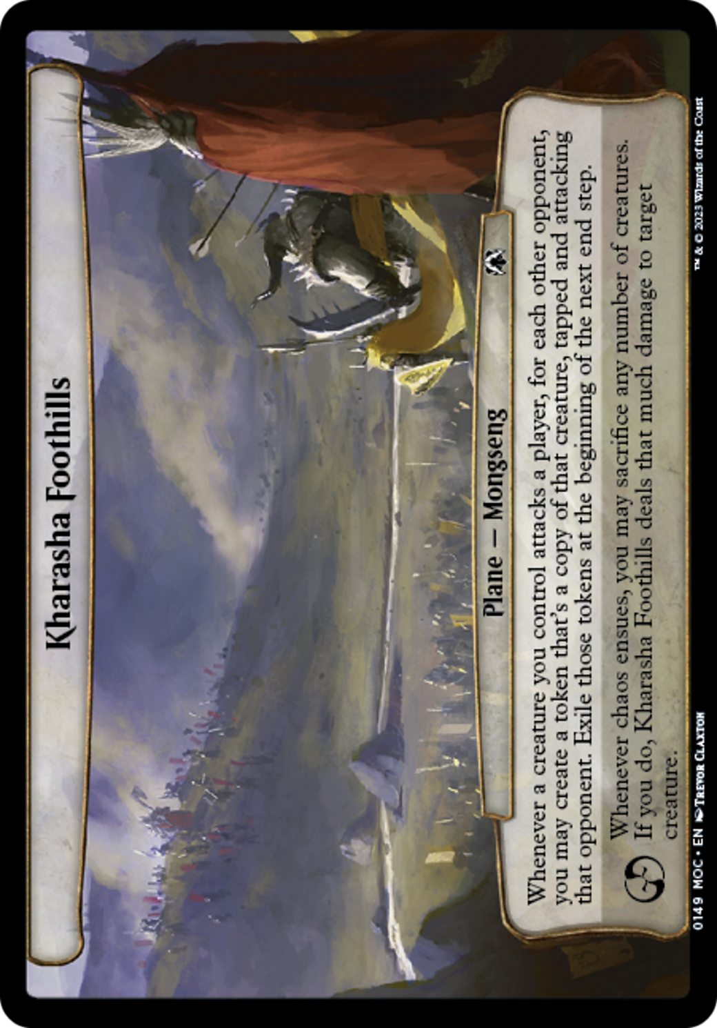 Kharasha Foothills [March of the Machine Commander] MTG Single Magic: The Gathering | Red Claw Gaming