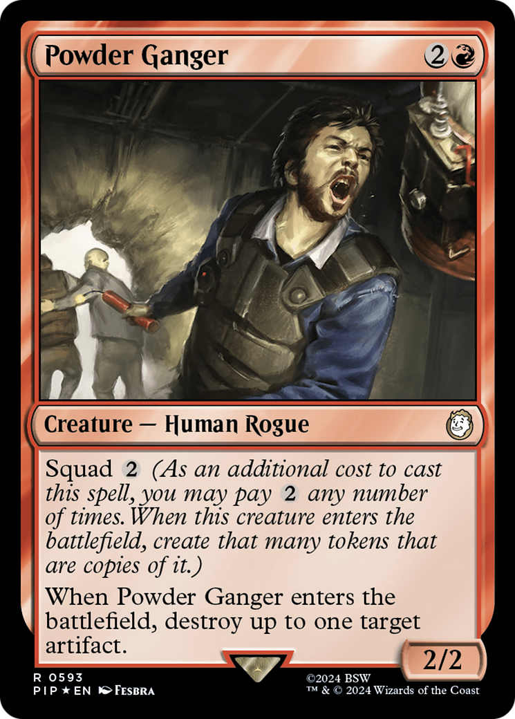 Powder Ganger (Surge Foil) [Fallout] MTG Single Magic: The Gathering | Red Claw Gaming