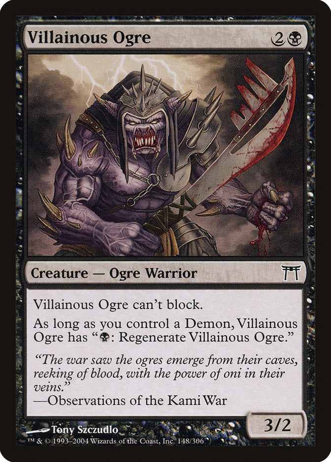 Villainous Ogre [Champions of Kamigawa] MTG Single Magic: The Gathering | Red Claw Gaming
