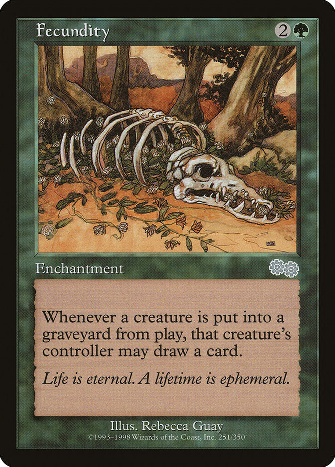 Fecundity [Urza's Saga] MTG Single Magic: The Gathering | Red Claw Gaming