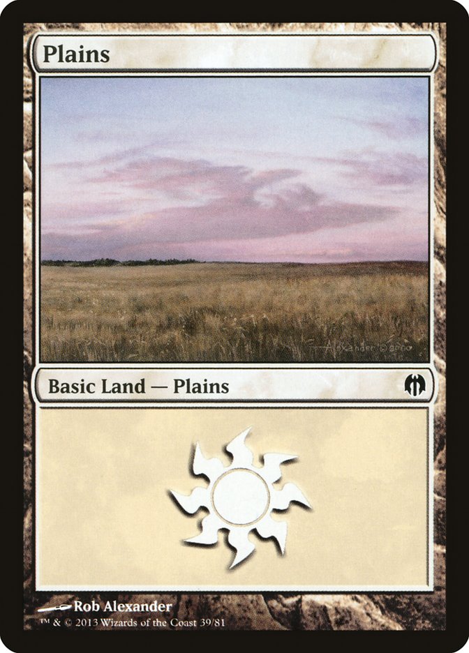 Plains (39) [Duel Decks: Heroes vs. Monsters] MTG Single Magic: The Gathering    | Red Claw Gaming